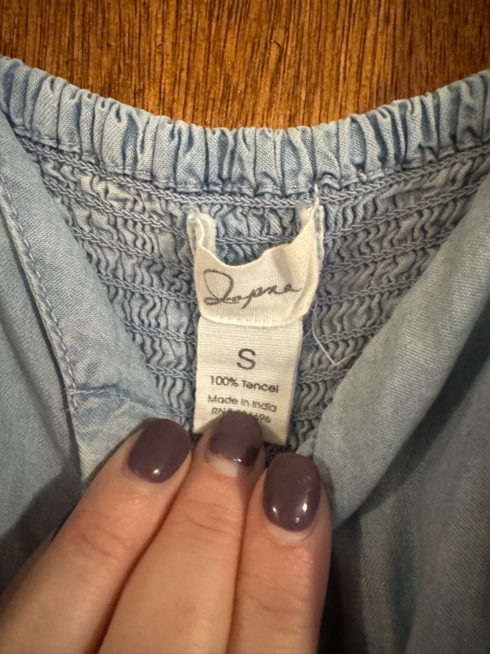 J. Crew Light Blue Button-Front Sundress - Picture 3 of 5
